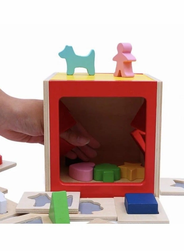 Kids Touch  Feel Sensory Puzzle Box - Educational Sensory Development - Image 4