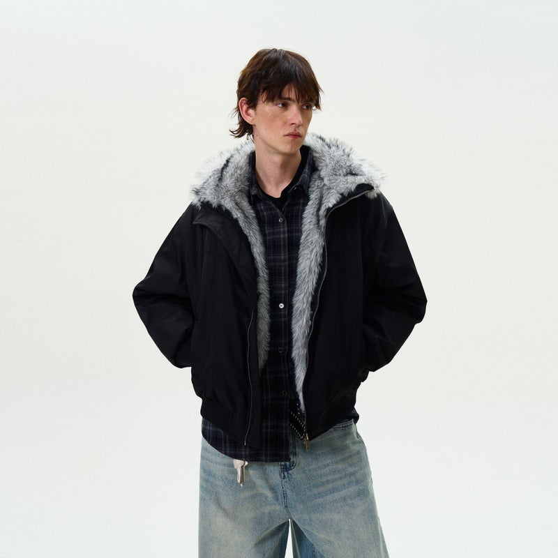 2024 Winter American Retro Zhaoshandiao Cotton Jacket For Men And Women Loose Casual High-End Quilted Jacket Black - Image 5