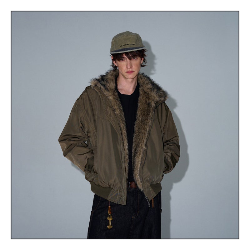 2024 Winter American Retro Zhaoshandiao Cotton Jacket For Men And Women Loose Casual High-End Quilted Jacket Black - Image 2