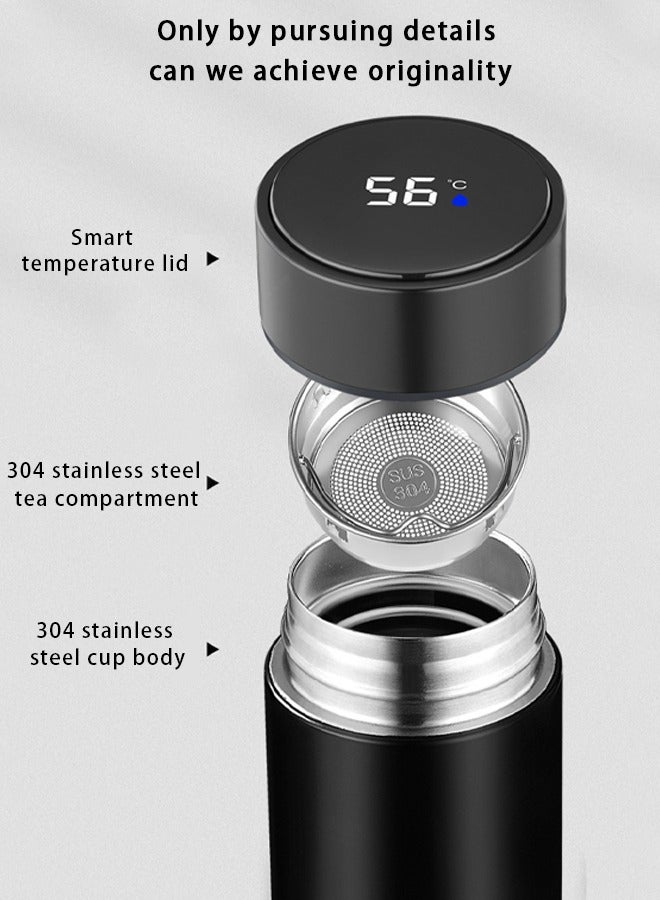 Intelligent Stainless Steel Thermos Bottle Cup Temperature Display Vacuum Flasks Travel Car Soup Coffee Mug Thermos Water Bottle Gold - Image 4