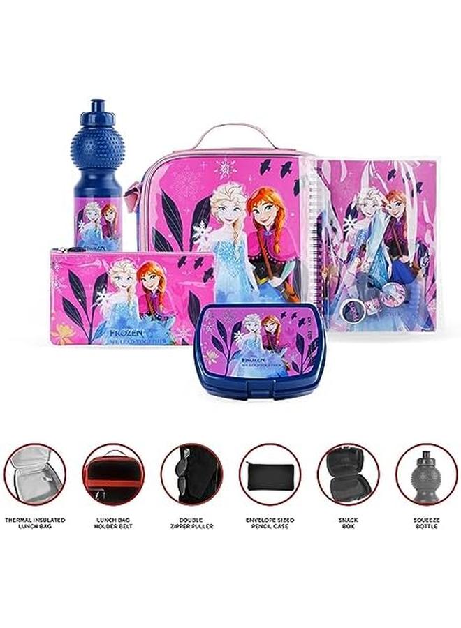 ترو كير مجموعة فروزن We Lead Together 6 في 1 بعجلات للبنات، مقاس 16 بوصة، وردي - Image 3