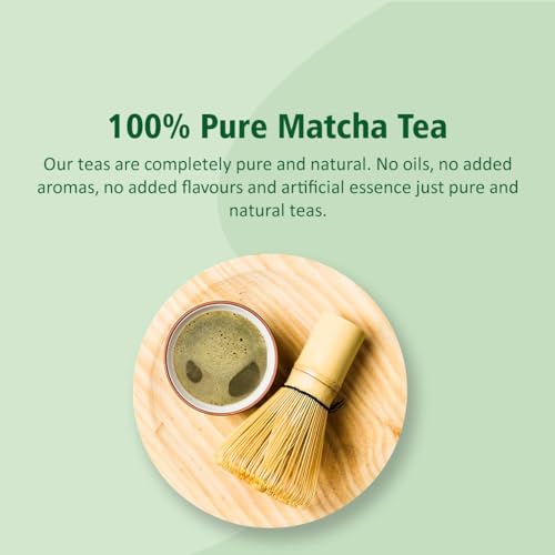 Golden Tips Japanese Mint Matcha Green Tea Powder – 50g (50 Servings) Tin Can, No Additives, Antioxidant-Rich Superfood, No Artificial Sweeteners - Image 4