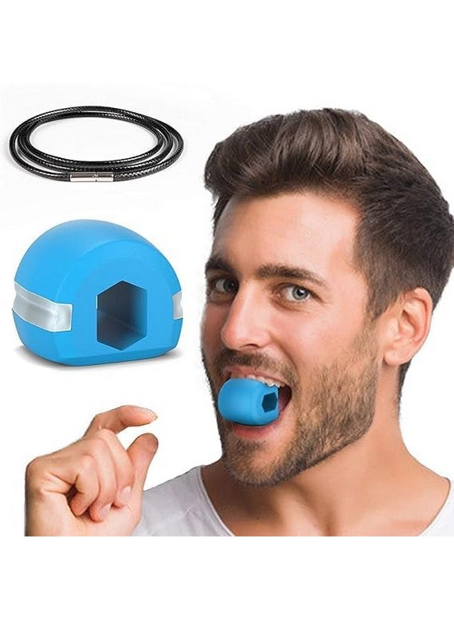 EXPORTTANZA B-BUCKET Jawline Exerciser Jaw, Face, and Neck Exerciser - Define Your Jawline, Slim and Tone Your Face, Look Younger and Healthier - Helps Reduce Stress and Craving- Free Jawline Rop Hanger For neck - Image 1