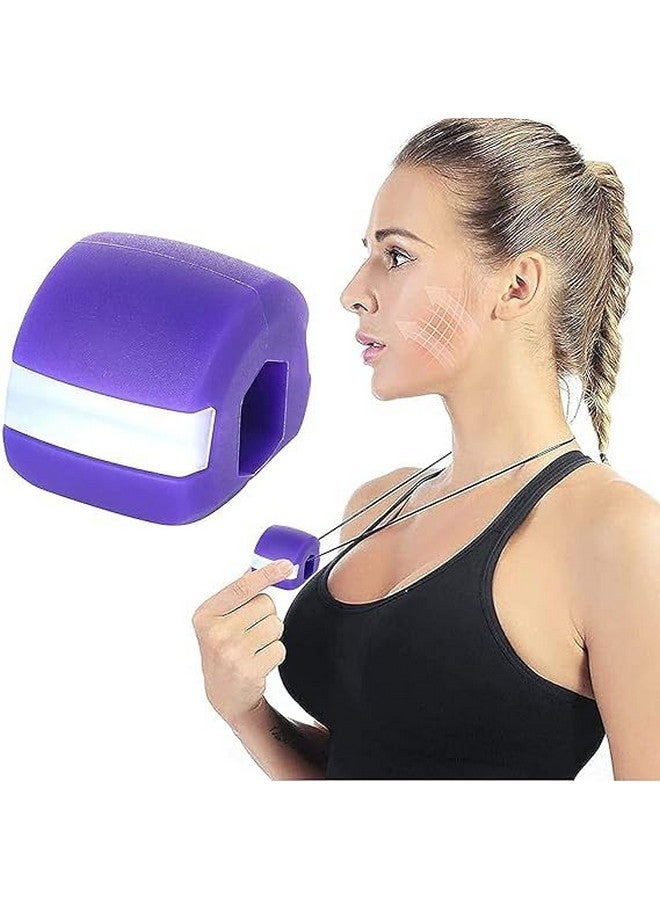 EXPORTTANZA B-BUCKET Jawline Exerciser Jaw, Face, and Neck Exerciser - Define Your Jawline, Slim and Tone Your Face, Look Younger and Healthier - Helps Reduce Stress and Craving- Free Jawline Rop Hanger For neck - Image 2