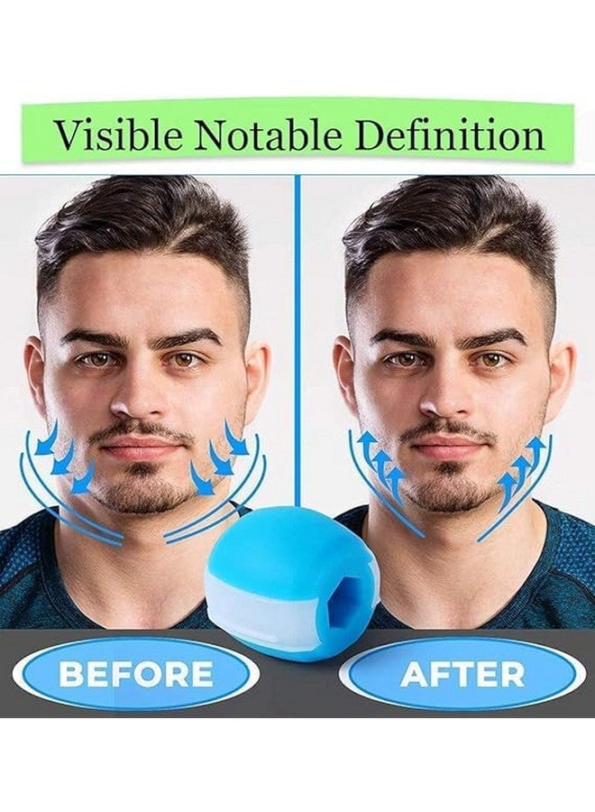 EXPORTTANZA B-BUCKET Jawline Exerciser Jaw, Face, and Neck Exerciser - Define Your Jawline, Slim and Tone Your Face, Look Younger and Healthier - Helps Reduce Stress and Craving- Free Jawline Rop Hanger For neck - Image 3
