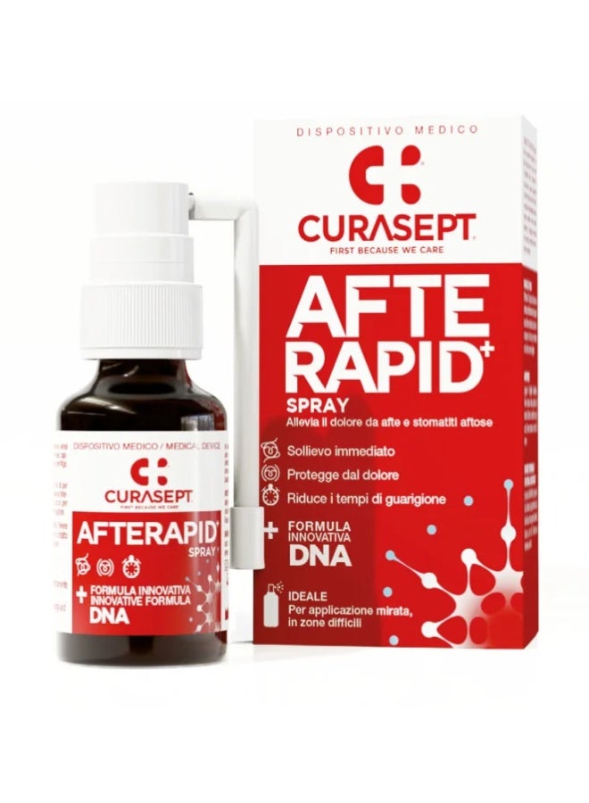 Curasept Afte Rapid Spray 15ml – Fast Relief for Mouth Ulcers & Oral Pain - Image 1