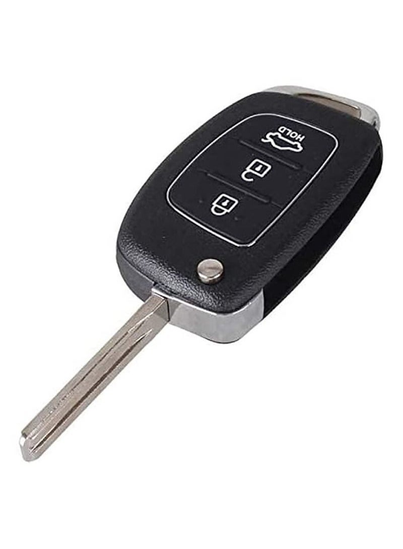 Hyundai Key Cover Housing Folding Smart Car Key Hyundai Car Accessories Compatible with Hyundai Car Key (Key Housing Only, No Chip Included) - Image 3