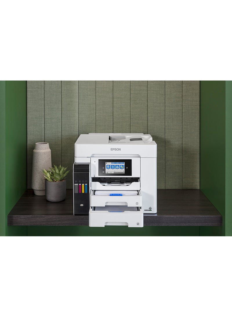 إبسون طابعة Ecotank L6580 Office Ink Tank Printer A4 Color 4 في 1 مع ADF وWi-Fi واتصال لوحة ذكية وشاشة Lcd - Image 4