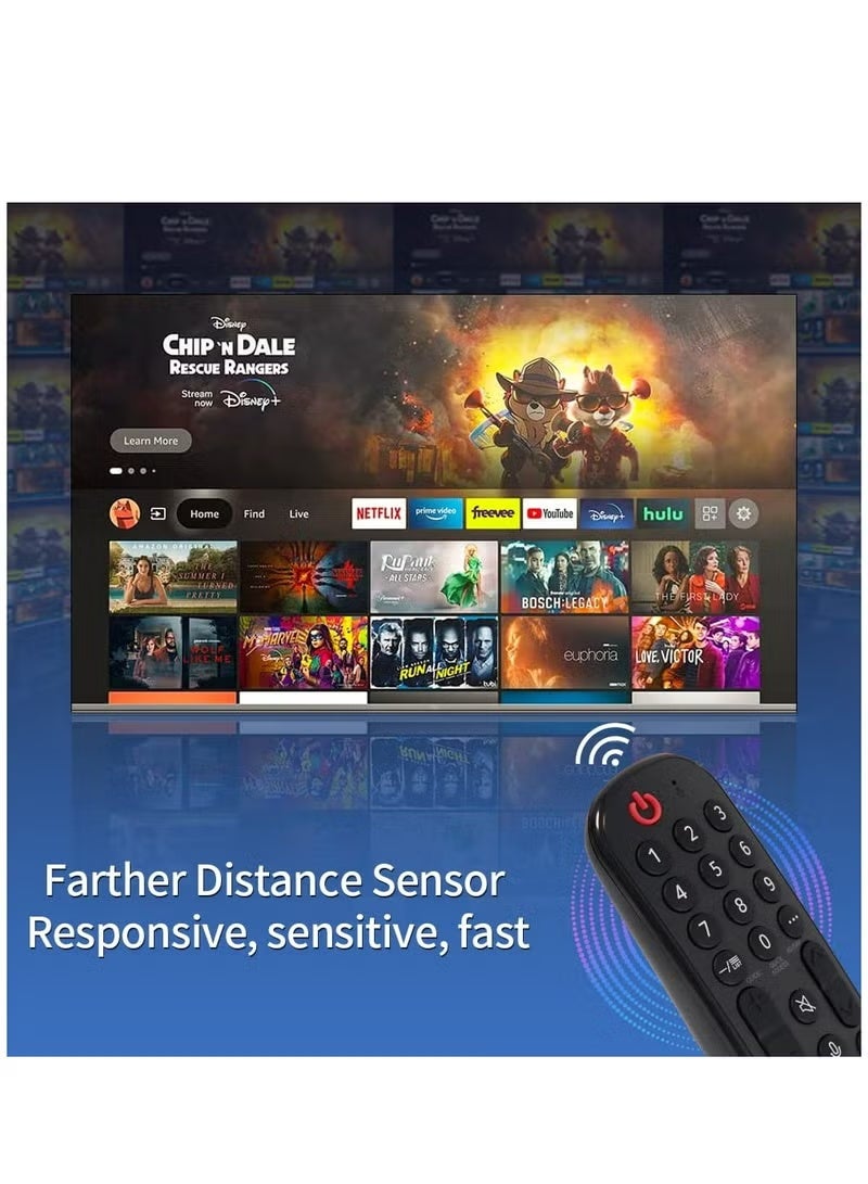 AN-MR21GA Replacement Voice Remote Control for Smart TV A1 C1 G1 90 99 UP8770 UP8000 UP8070 NanoCell 75 NanoCell 80 NanoCell 90 NanoCell 99 Series (MR21GA Movies) - Image 3