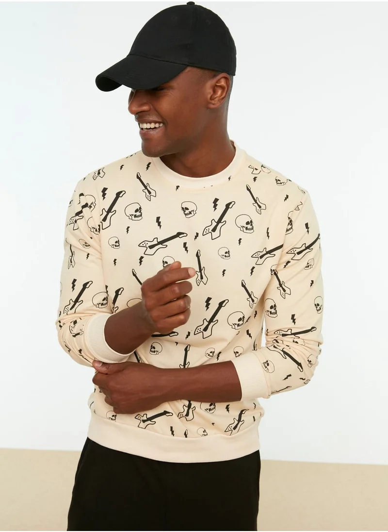 trendyol Printed Sweatshirt