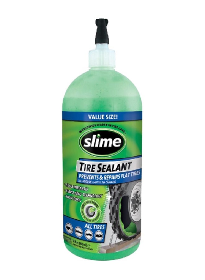 سلايم 10009 مانع تسريب إطارات السيارة قابل للذوبان في الماء أخضر 946 مل - Image 1