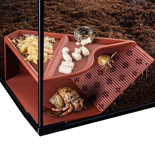 HERPDEN Hermit Crab Cave Habitat with Climbing Tunnel Hermit Crab Tank Accessories Climbing Toys Habitat Decor for Pet Crab for Crabs up to 24in Tall - Image 1