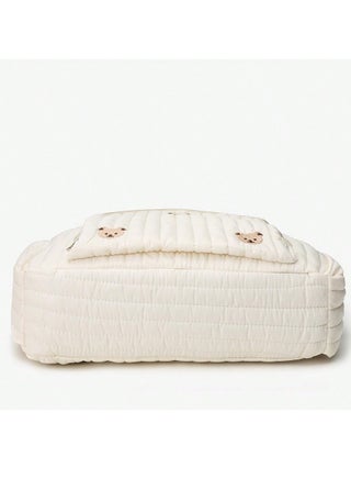 حقيبة حمل لحفاضات الأطفال، حقيبة تخزين عربة الأطفال، حقائب تنظيم حفاضات الرضع، حقيبة يد مطرزة للامهات - view 4