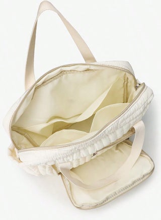 حقيبة حمل لحفاضات الأطفال، حقيبة تخزين عربة الأطفال، حقائب تنظيم حفاضات الرضع، حقيبة يد مطرزة للامهات - view 5