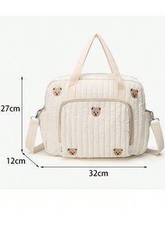 Bebiland Baby Diaper Tote Bag, Stroller Storage Bag, Infant Carriages Diaper Organizer Pouches, Handbag Embroidered Mommy Bag  - Image 2