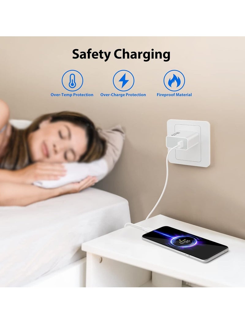 general 67W Fast Charger Plug Compatible with  Xiaomi, 5A/1M Turbo Charging Cable, Type A Wall Charger UK, USB C Cable for Xiaomi 15/14/14T/13/13 Lite 13/13 Pro/12T/12 12X Redmi Note 14/13/12/11 Pro/10/K80/ - Image 3