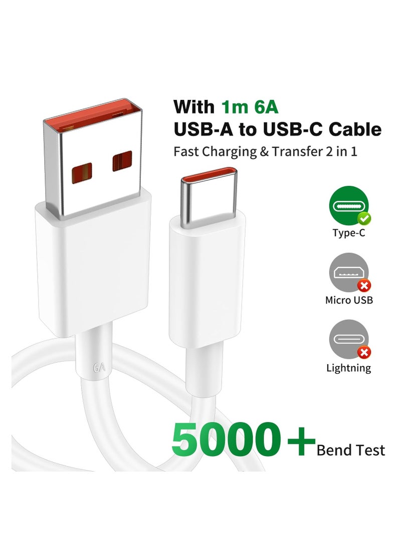 general 67W Fast Charger Plug Compatible with  Xiaomi, 5A/1M Turbo Charging Cable, Type A Wall Charger UK, USB C Cable for Xiaomi 15/14/14T/13/13 Lite 13/13 Pro/12T/12 12X Redmi Note 14/13/12/11 Pro/10/K80/ - Image 5