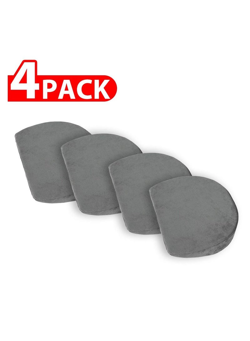 MARGOUN Pregnancy 4 Pack Pillow Wedge For Sleeping belly Support, Maternity Wedge Pillow Dark Grey  - Image 1