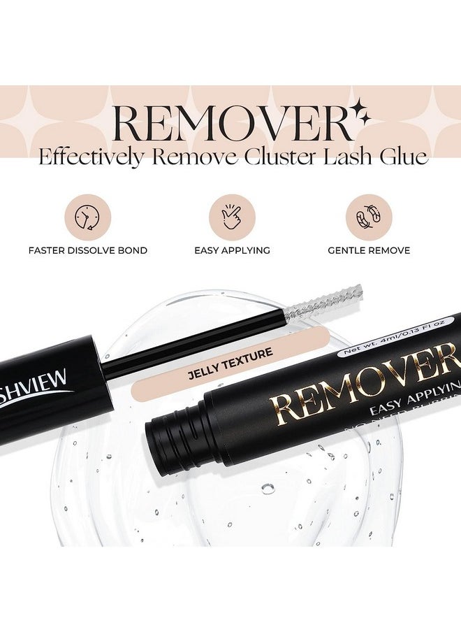 LASHVIEW 2 In 1 Lash Glue & Remover, Waterproof Mascara Adhesive With Strong 48 Hour Hold, Fast Removal With No Residue  - Image 3