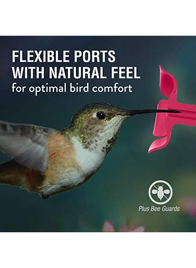 بيركي-بيت 9111 2 وحدة تغذية زجاجية للطيور الطنانة ذات تعبئة علوية من الصبار - 32 أونصة - Image 4