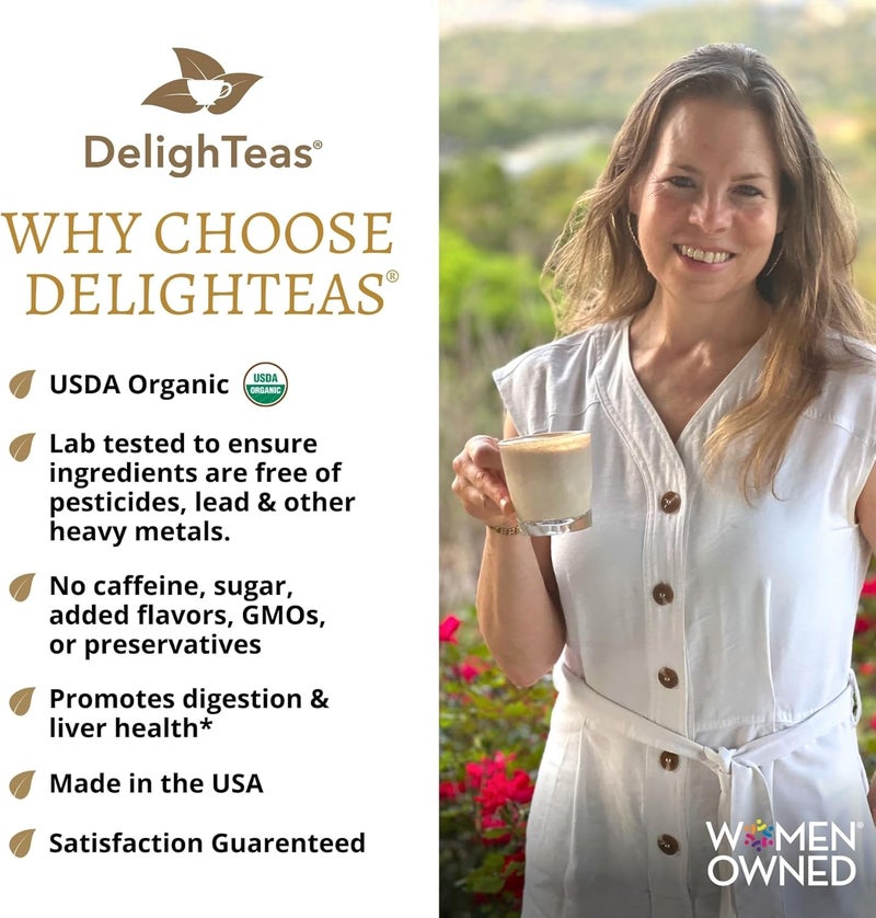 DelighTeas Organic Dandelion Chicory Coffee Alternative - Image 4