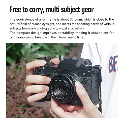 TTArtisan 25mm F2 Wide-Angle APS-C Camera Lens Large Aperture Manual Fixed Lens for Sony E Mount Cameras A6300 A6400 A6500 A6600 NEX-5 NEX-7 NEX5C A7lll A7Rll A7Rlll A7RlV A7SII A7SIII A9 - Image 4