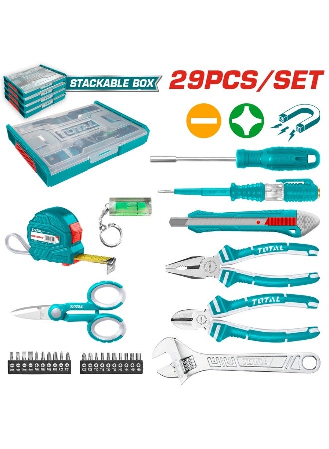 TOTAL 29-piece hand tool set - Image 1