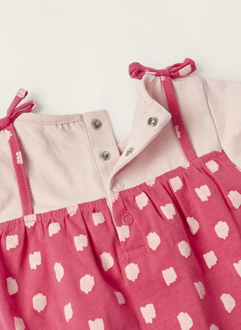 زيبي Jumpsuit with Frills and Bows for Newborns