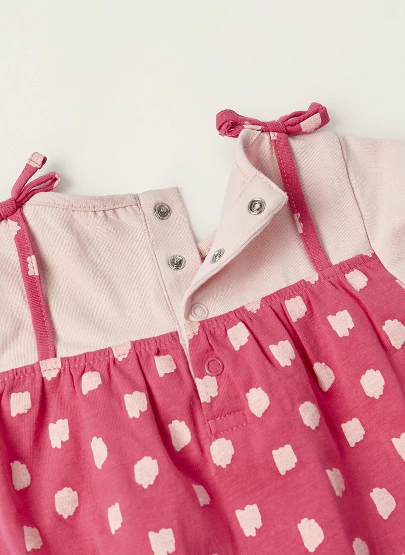 زيبي Jumpsuit with Frills and Bows for Newborns