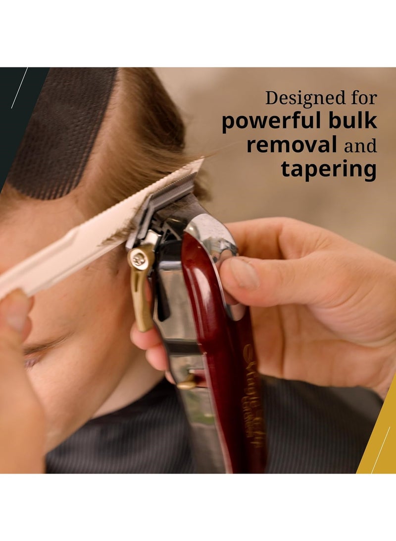 Professional Cordless Hair Clipper Stagger-Tooth Blade Professional Hair Trimmer with Attachments Great for Barbers and Stylists - Image 4