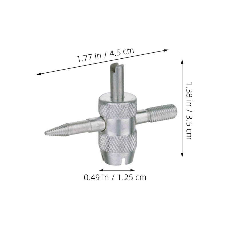 2 Tire Valve Core Remover Installer Compact Tool Kit For Car Bicycle Repair - Image 3