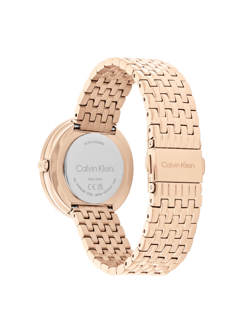 CALVIN KLEIN CALVIN KLEIN ROUND ANALOG WOMEN'S GREEN CASE WATCH - 25100068  - Image 2