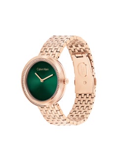 CALVIN KLEIN ROUND ANALOG WOMEN'S GREEN CASE WATCH - 25100068 - pzsku/ZAE3476F0E40C5C9E3CD5Z/45/_/1738736903/7d507023-1168-4e3c-a010-112630d6abda