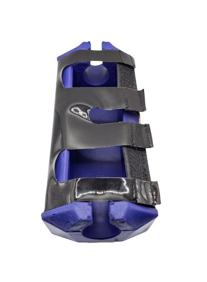 برو تابس وسادة مقود دراجة موتوكروس لقضيب المقود مع حماية فوم وأشرطة فيلكرو مقاس عالمي أزرق وأسود - Image 5