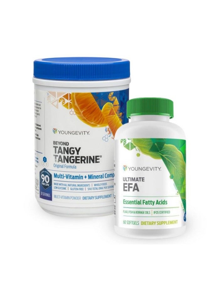 يونغيفيتي Youngevity BTT Basic 90 Pak Beyond Tangy Tangerine Ultimate EFA Plus (يتم الشحن إلى جميع أنحاء العالم) - Image 1