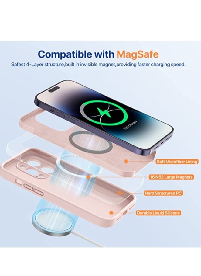Raxoom iPhone 14 Pro Max Case, with 2 Pack Screen Protectors,[Upgraded Enhanced Camera Protection],Shockproof Liquid Silicone Case 6.7 inch - Image 4