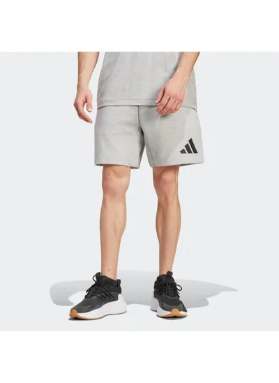 adidas شورت تدريب رمادي رجالي مقاس