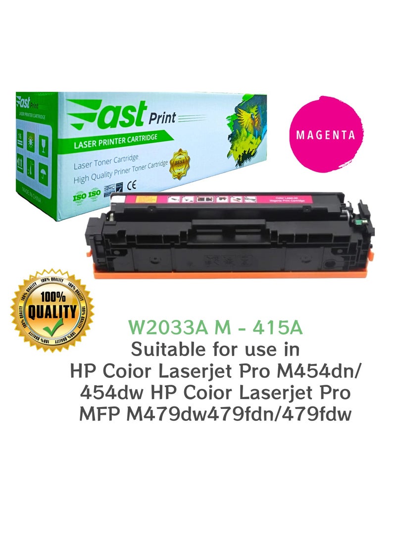 Fast Print Toner 415A MAGENTA - W2033A  - Image 1