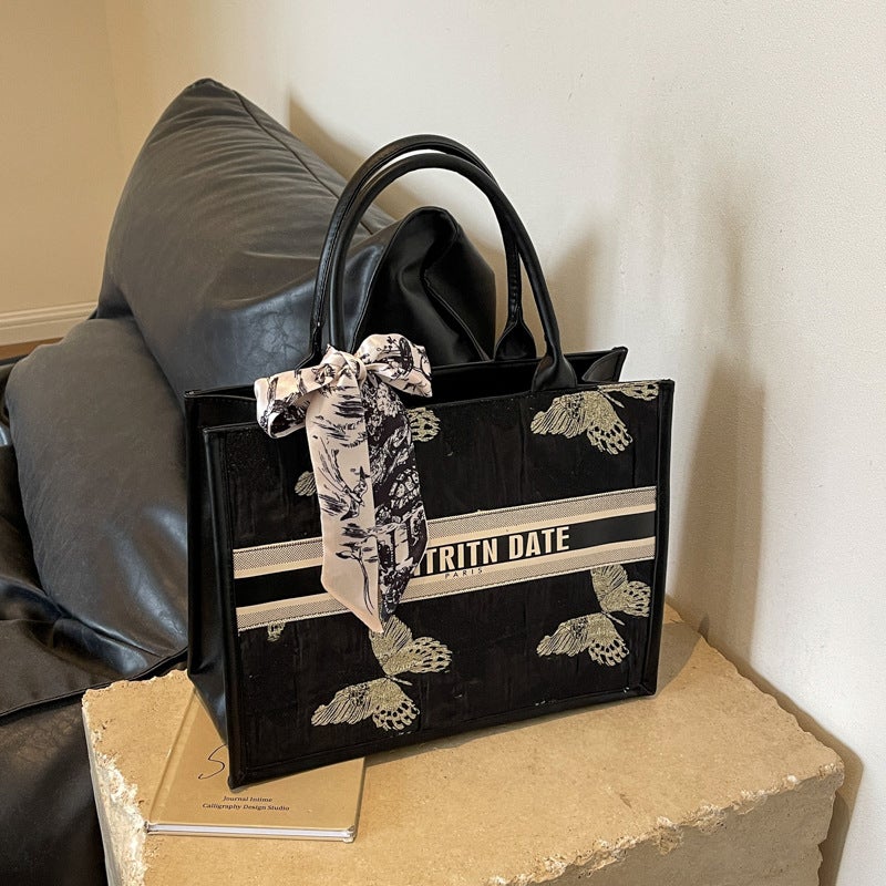 New Chinese Style National Style Bag Women'S Large Capacity Summer Shoulder Handbag New Tote Bag - Image 2