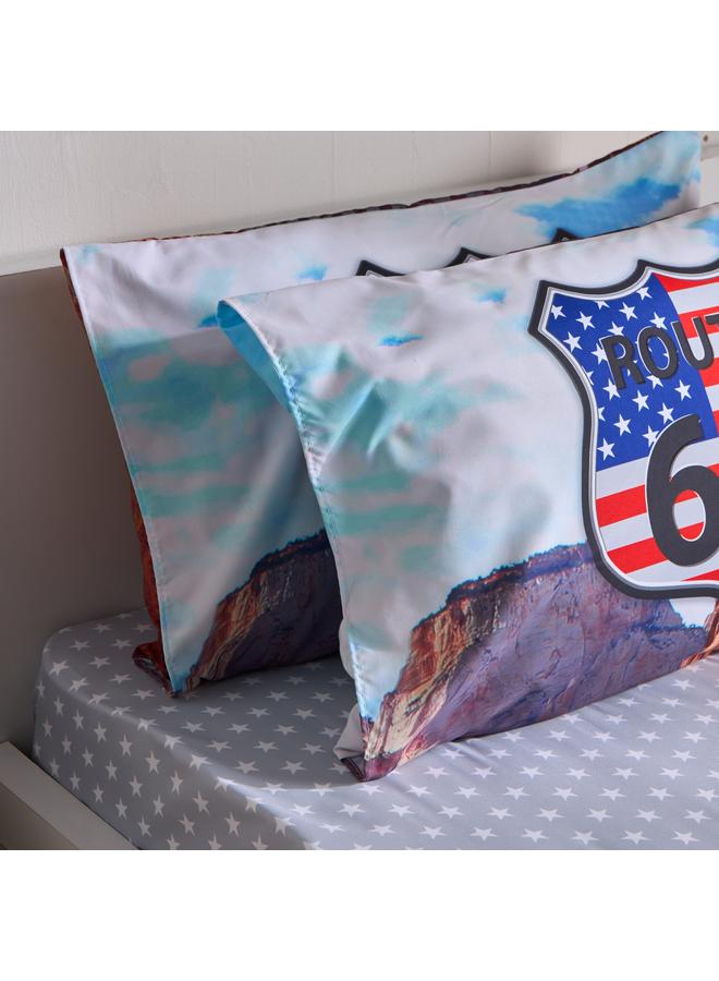 Home Box Gaming Biker 2-Piece Microfibre Pillow Cover Set - 50x75 cm  - Image 3