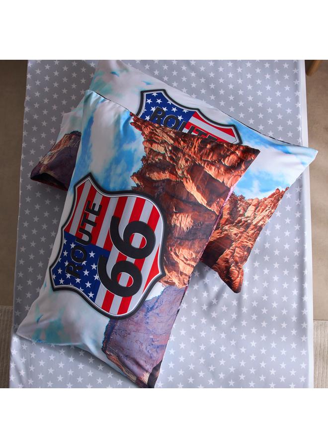 Home Box Gaming Biker 2-Piece Microfibre Pillow Cover Set - 50x75 cm  - Image 4