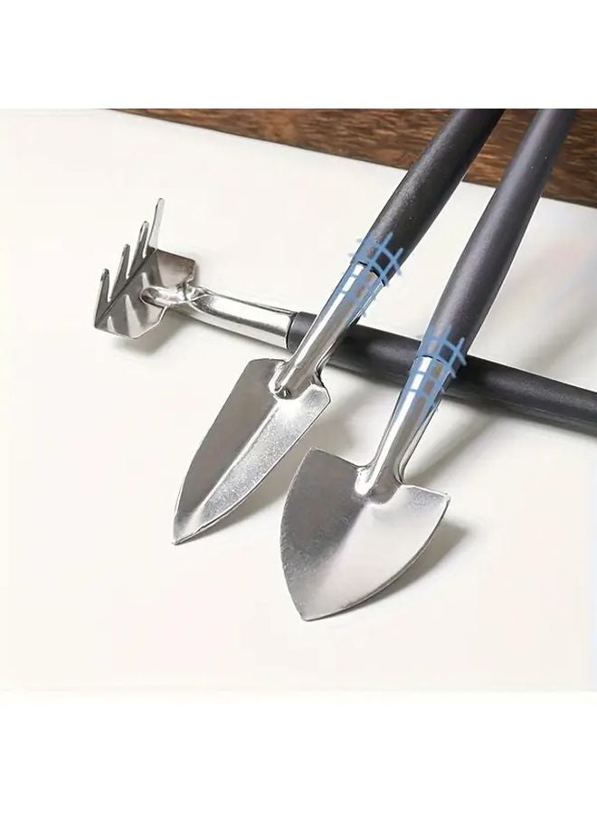 Hardened Stainless Steel Garden Shovel Tool For Digging Soil Planting Succulents - Image 2