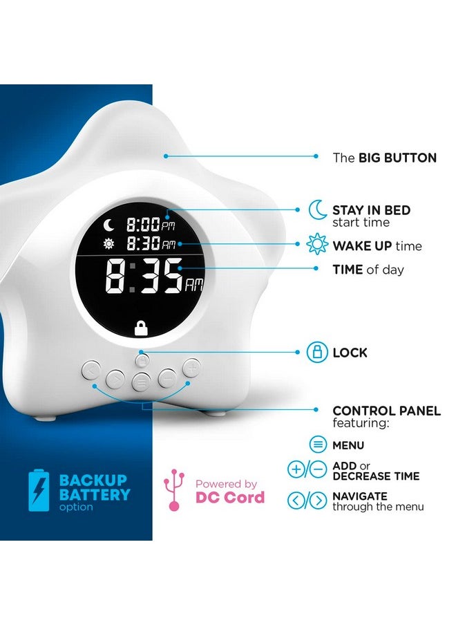 Stay-In-Bed Clock For Kids - Toddler Sleep Training Clock, Night Light & Alarm Clock - pzsku/ZAE34C7054C5C31DB8446Z/45/_/1735214555/ae95e8cd-8002-4540-a6f9-d00eccedc01f