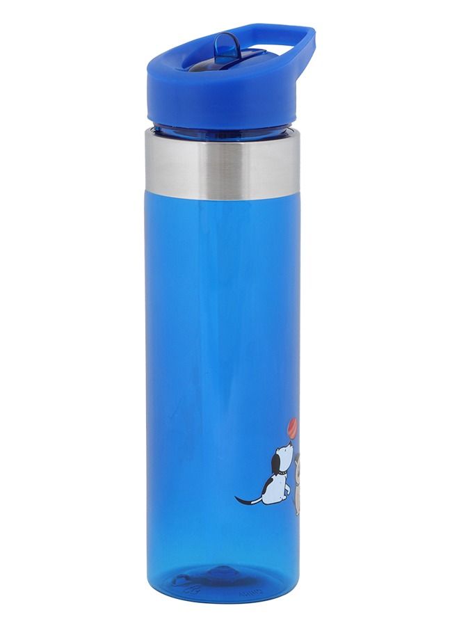 Biggdesign Dogs Tritan Design Water Bottle 650 ML Blue - Image 2