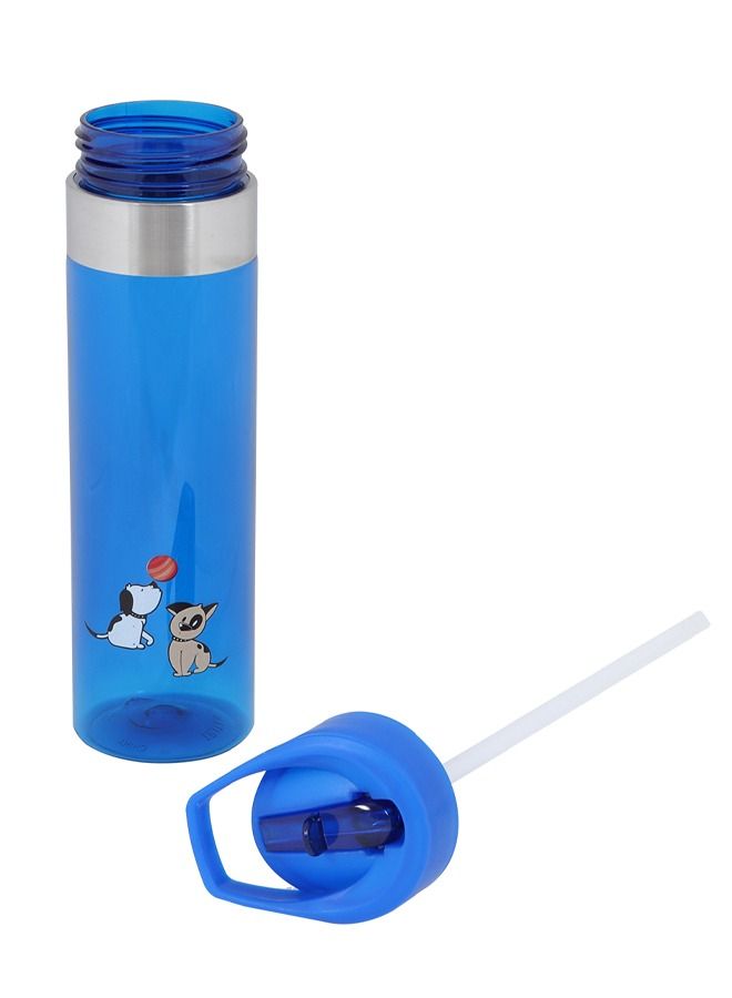 Biggdesign Dogs Tritan Design Water Bottle 650 ML Blue - Image 3