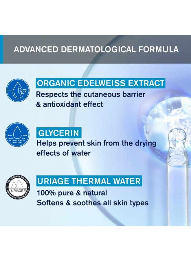 URIAGE Cleansing Make-up Removing Foam | Cleanser & Make-up Remover with Organic Edelweiss, Removes Make-up, Leaves Skin Soft, Soap-free, 150 mL/ 5.07 oz - Image 5