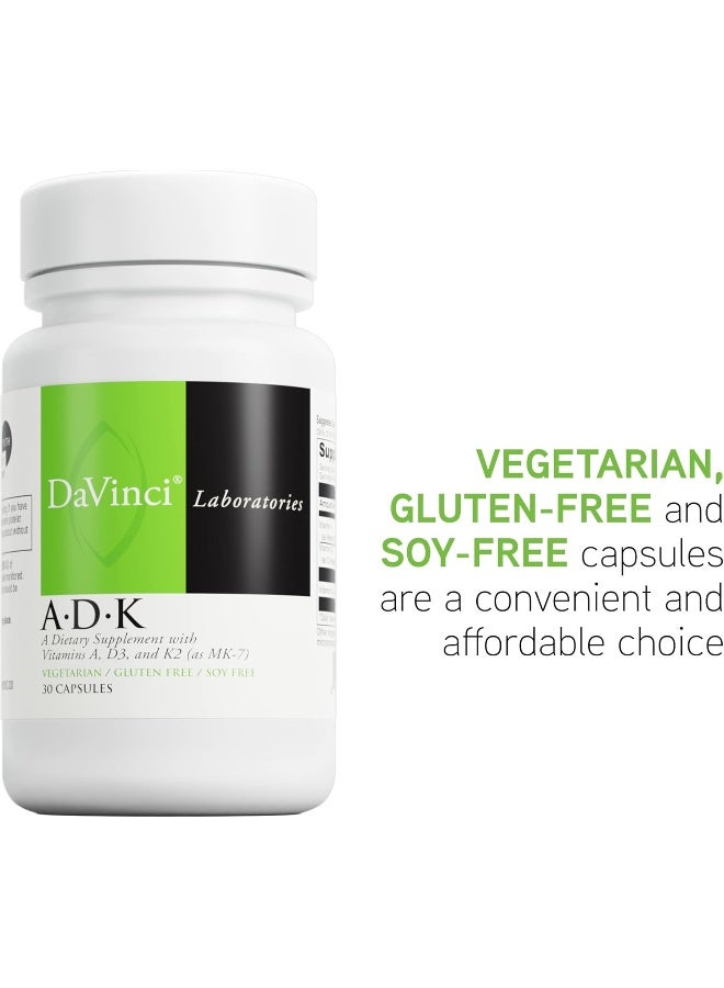 Davinci ADK Dietary Supplement for Adults - 30 Capsules - Image 4