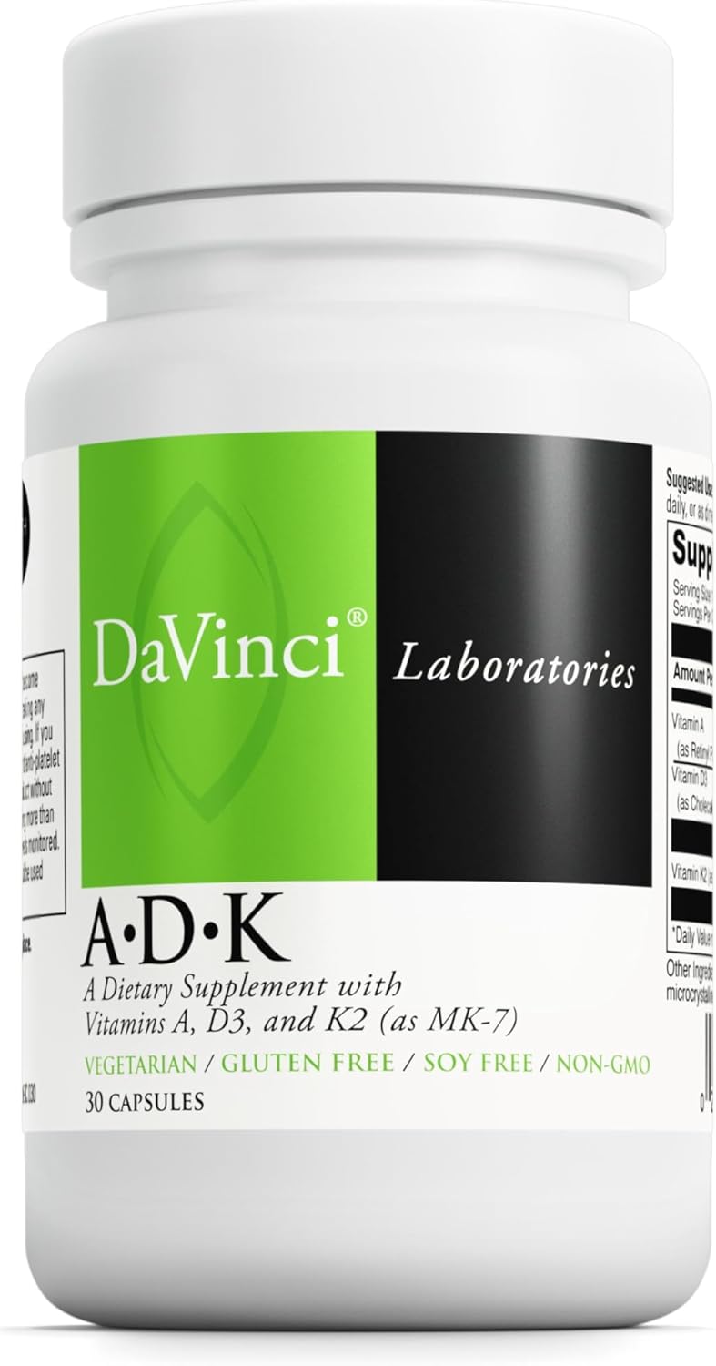 Davinci ADK Dietary Supplement for Adults - 30 Capsules - Image 1