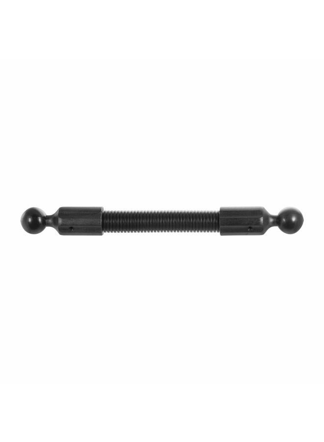 iBOLT (10 inch) 25mm / 1 inch to 25mm / 1 inch Flexible Extension Ball Adapter for Industry Standard Dual Ball Socket mounting arms - Image 1