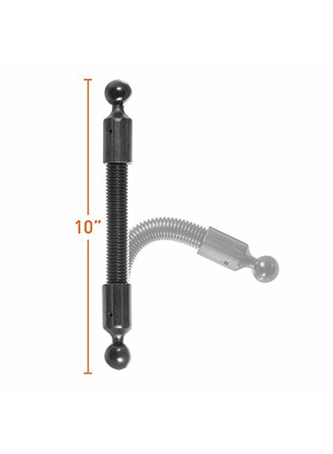 iBOLT (10 inch) 25mm / 1 inch to 25mm / 1 inch Flexible Extension Ball Adapter for Industry Standard Dual Ball Socket mounting arms - Image 3
